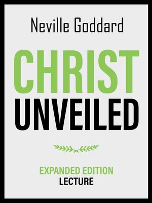 cover image of Christ Unveiled--Expanded Edition Lecture